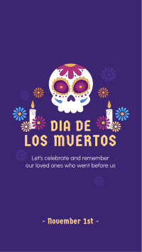 Dai De Los Muertos Facebook Story