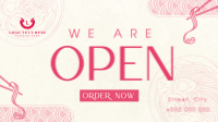 Oriental Cuisine Now Open Animation