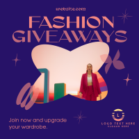 Fashion Dress Giveaway Instagram Post Design