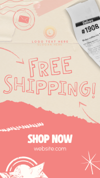 Modern Shipping Delivery Instagram Reel Design