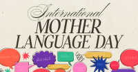 Modern Nostalgia International Mother Language Day Facebook Ad