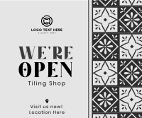 Tiling Shop Opening Facebook Post