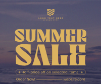 Sunny Summer Sale Facebook Post Design