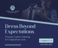 Custom Tailoring Facebook Post