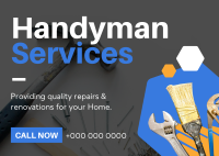 Handyman Services Postcard