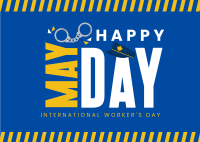 Worker's Day Event Postcard