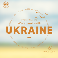 Ukraine Scenery Linkedin Post Design
