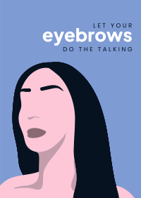 Expressive Eyebrows Flyer