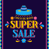 Cinco De Mayo Biggest Colorful Sale Linkedin Post