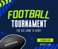 Football Sport Tournament Facebook Post