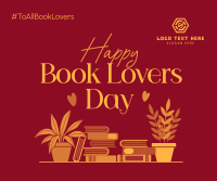 Book Lovers Celebration Facebook Post