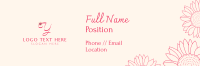 Floral Email Signature example 2