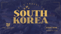 Travel to Korea Animation