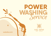 Professional Power Washing Postcard Image Preview