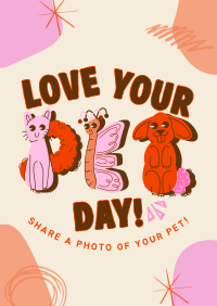 Share Your Pet Love Poster