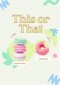 This or That Dessert Flyer