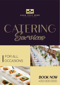 Elegant Catering Service Flyer