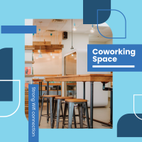 Coworking Curve and Point Instagram Post Image Preview