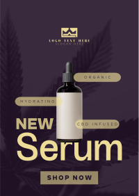 Organic Skin Serum Flyer Design