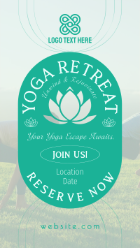 Yoga Retreat Day Instagram Reel Image Preview