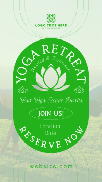 Yoga Retreat Day Instagram Reel