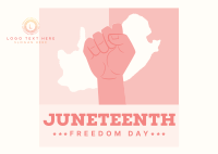 Juneteenth Freedom Celebration Postcard