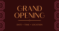 Vintage Grand Opening Facebook Ad