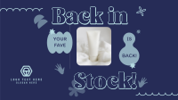 Playful Product in Stock Facebook Event Cover