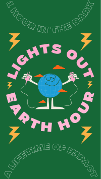 Earth Hour Lights Out Instagram Story