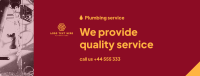 Plumbing Service Provider Facebook Cover