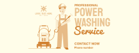 Washer Man Facebook Cover