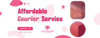 Affordable Courier Service Facebook Cover Design