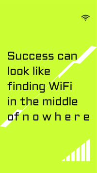 WIFI Motivational Quote TikTok Video