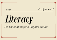 Literacy Defined Postcard Image Preview