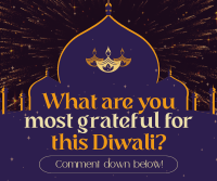 Diwali Gratefulness Tradition Facebook Post