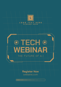 Tech Webinar Poster