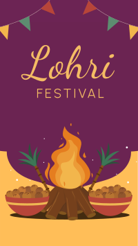Lohri Festival Instagram Story