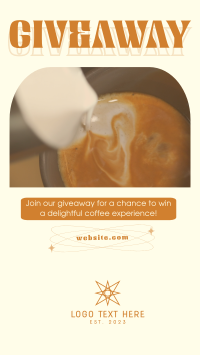 Cafe Coffee Giveaway Promo Facebook Story