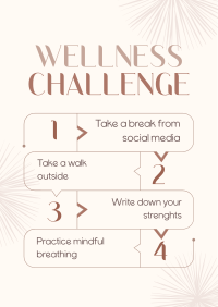 The Wellness Challenge Poster