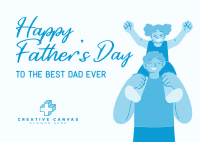 Happy Father's Day! Postcard