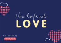 How To Find Love Postcard