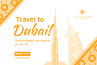 Dubai Travel Booking Pinterest Cover