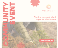 Trees Planting Volunteer Facebook Post