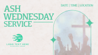 Retro Ash Wednesday Service Animation