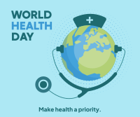 World Health Priority Day Facebook Post