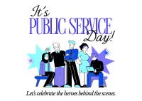 United Nations Public Service Day Postcard