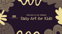 Easy Art for Kids YouTube Banner