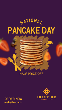 Berry Pancake Day Facebook Story