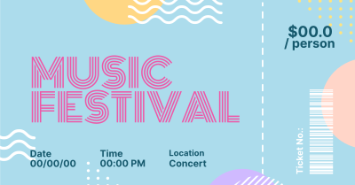 Music Festival Facebook Ad Image Preview