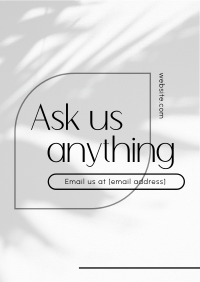 Simply Ask Us Poster